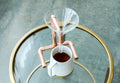 Slow Pour — Hand-Polished Copper Coffee Stand