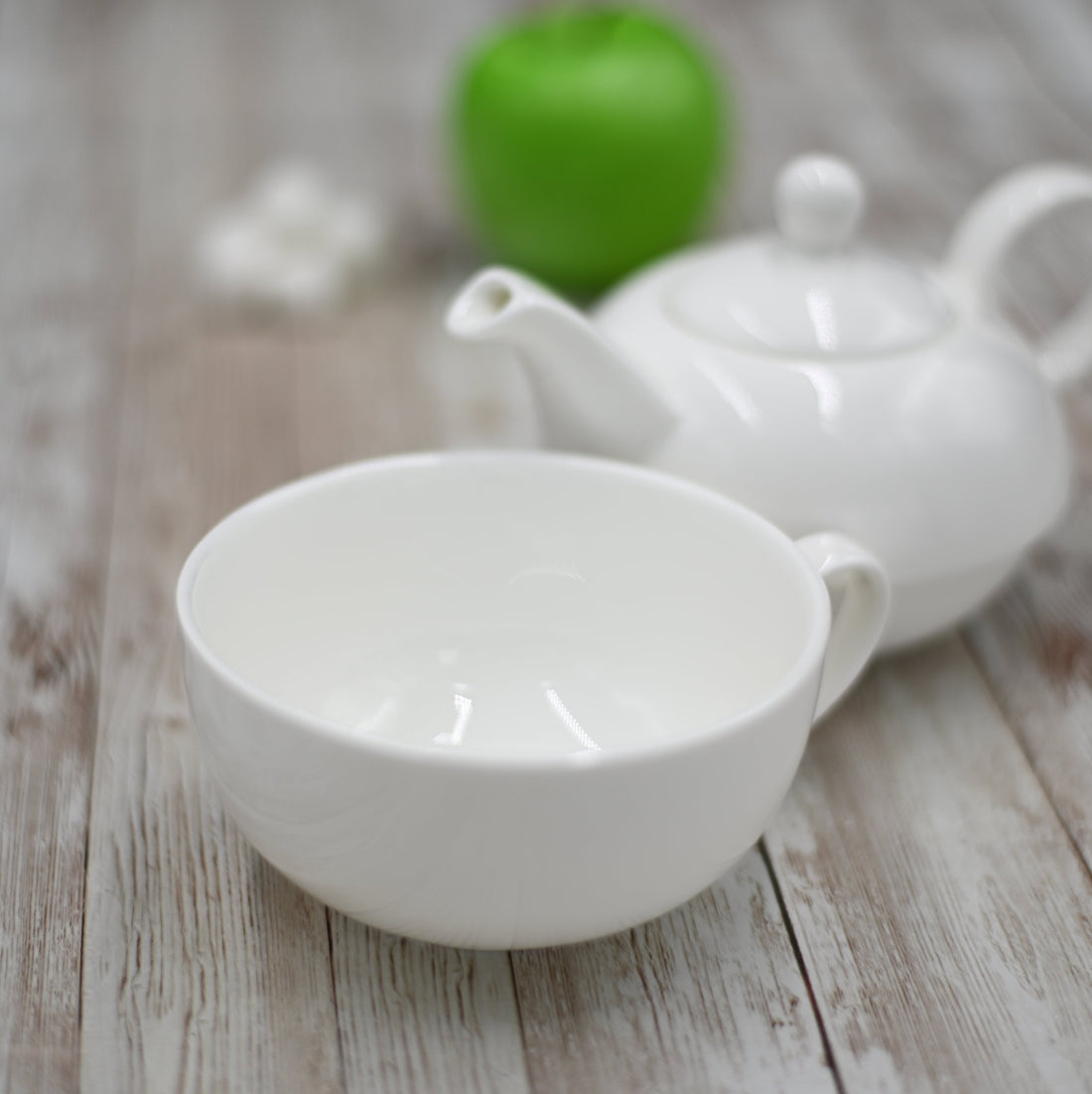 Slow Brew — Stacking Porcelain Teapot & Cup Set
