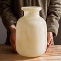 Slow Bloom — Hand-Blown Frosted Glass Vase