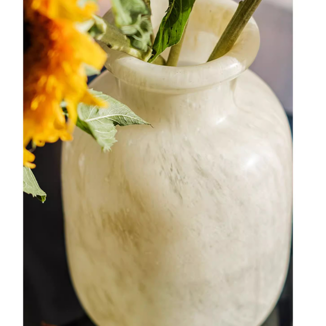 Slow Bloom — Hand-Blown Frosted Glass Vase