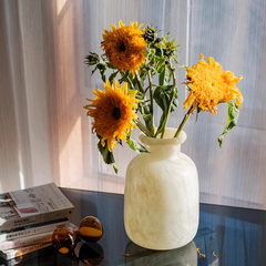 Slow Bloom — Hand-Blown Frosted Glass Vase