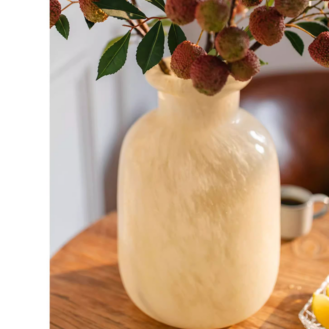 Slow Bloom — Hand-Blown Frosted Glass Vase