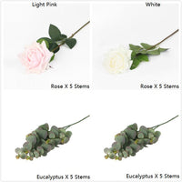 Always in Bloom — Real-Touch Roses & Eucalyptus