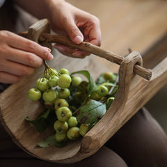 Harvest Tray — Hand-Finished Paulownia Wood Platter