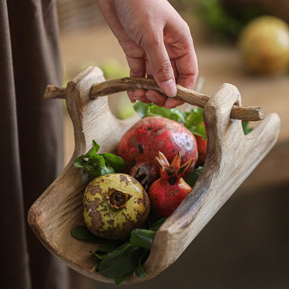 Harvest Tray — Hand-Finished Paulownia Wood Platter