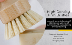 Daily Brush — Bamboo & Sisal Dish Scrubber