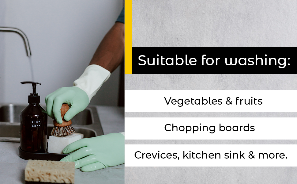 Daily Brush — Bamboo & Sisal Dish Scrubber