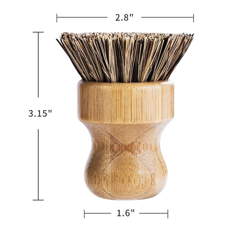Daily Brush — Bamboo & Sisal Dish Scrubber