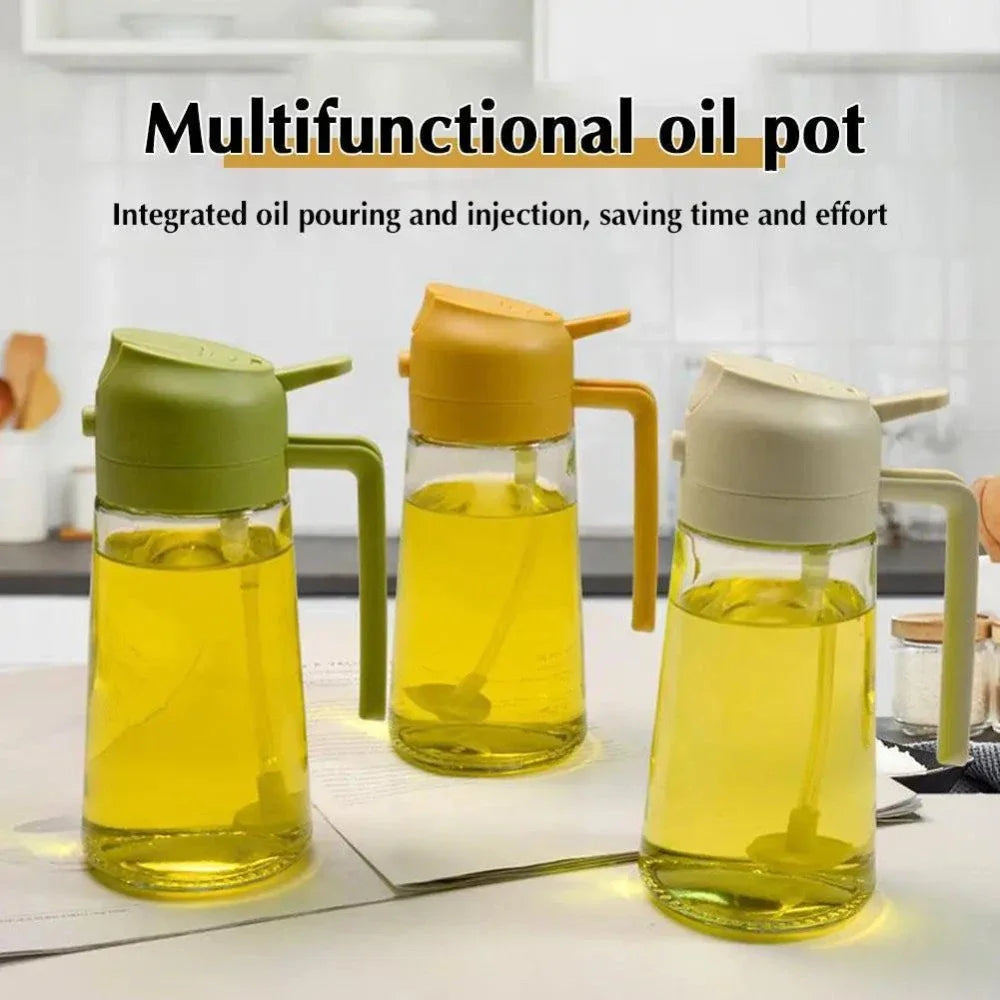 Everyday Cruet — Glass Oil Spray & Pour Bottle