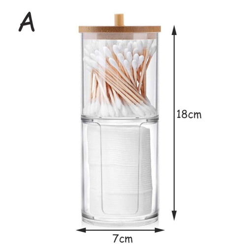Counter Jar — Lidded Acrylic Bathroom Storage