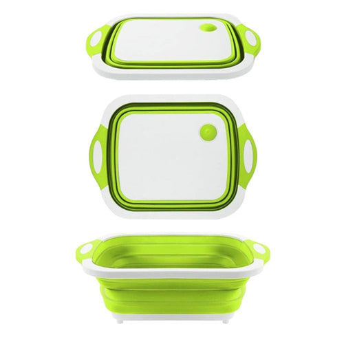 Fold & Tidy — Collapsible Cutting Board with Bin