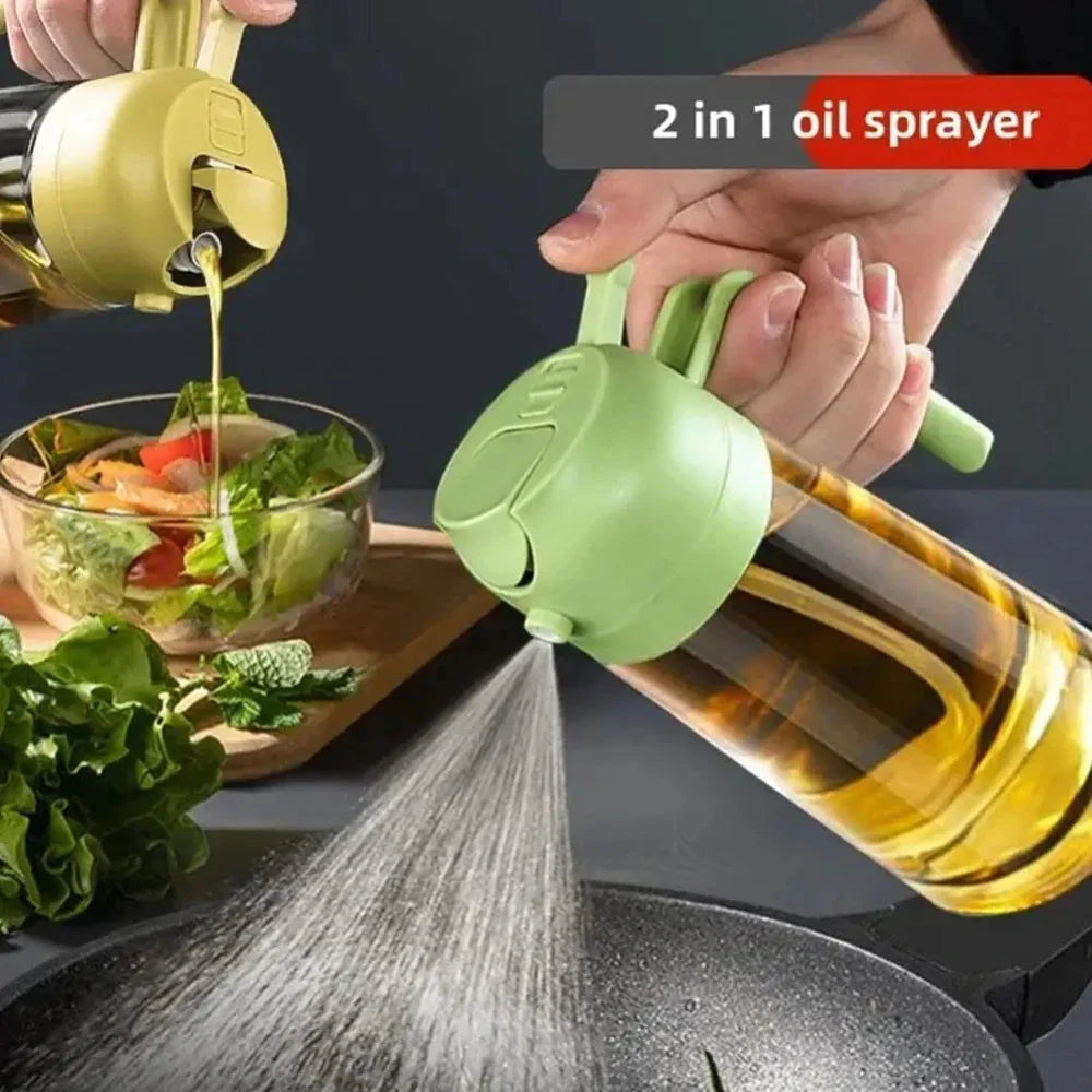 Everyday Cruet — Glass Oil Spray & Pour Bottle