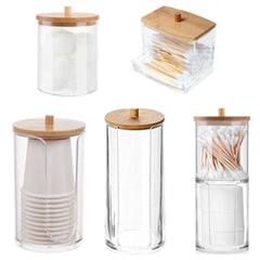 Counter Jar — Lidded Acrylic Bathroom Storage