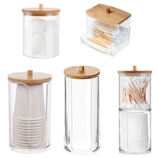 Counter Jar — Lidded Acrylic Bathroom Storage