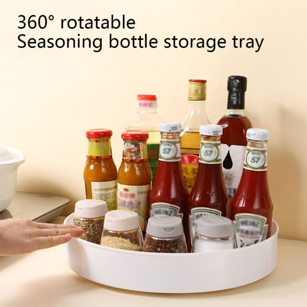 The Spin Rack — Rotating Spice & Sauce Organizer