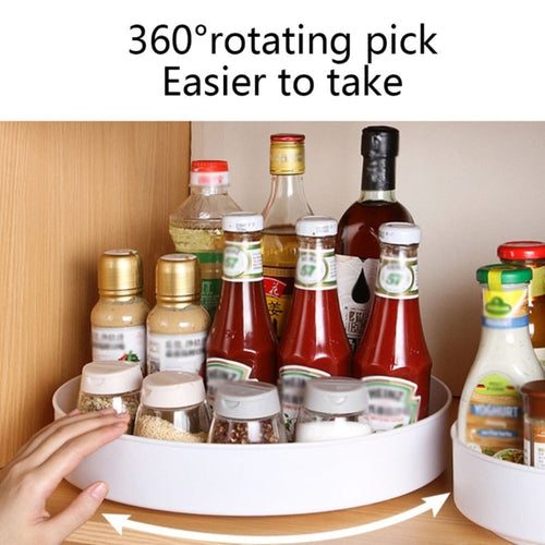 The Spin Rack — Rotating Spice & Sauce Organizer