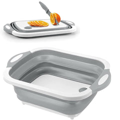 Fold & Tidy — Collapsible Cutting Board with Bin