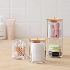 Counter Jar — Lidded Acrylic Bathroom Storage