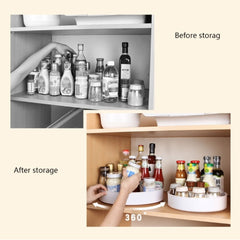 The Spin Rack — Rotating Spice & Sauce Organizer