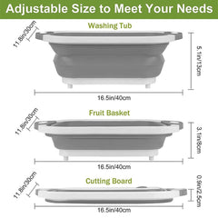 Fold & Tidy — Collapsible Cutting Board with Bin