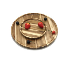 Gather Boards — Hand-Carved Acacia Serving Duo
