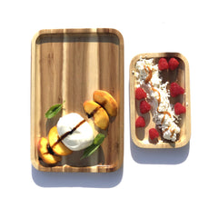 Gather Boards — Hand-Carved Acacia Serving Set
