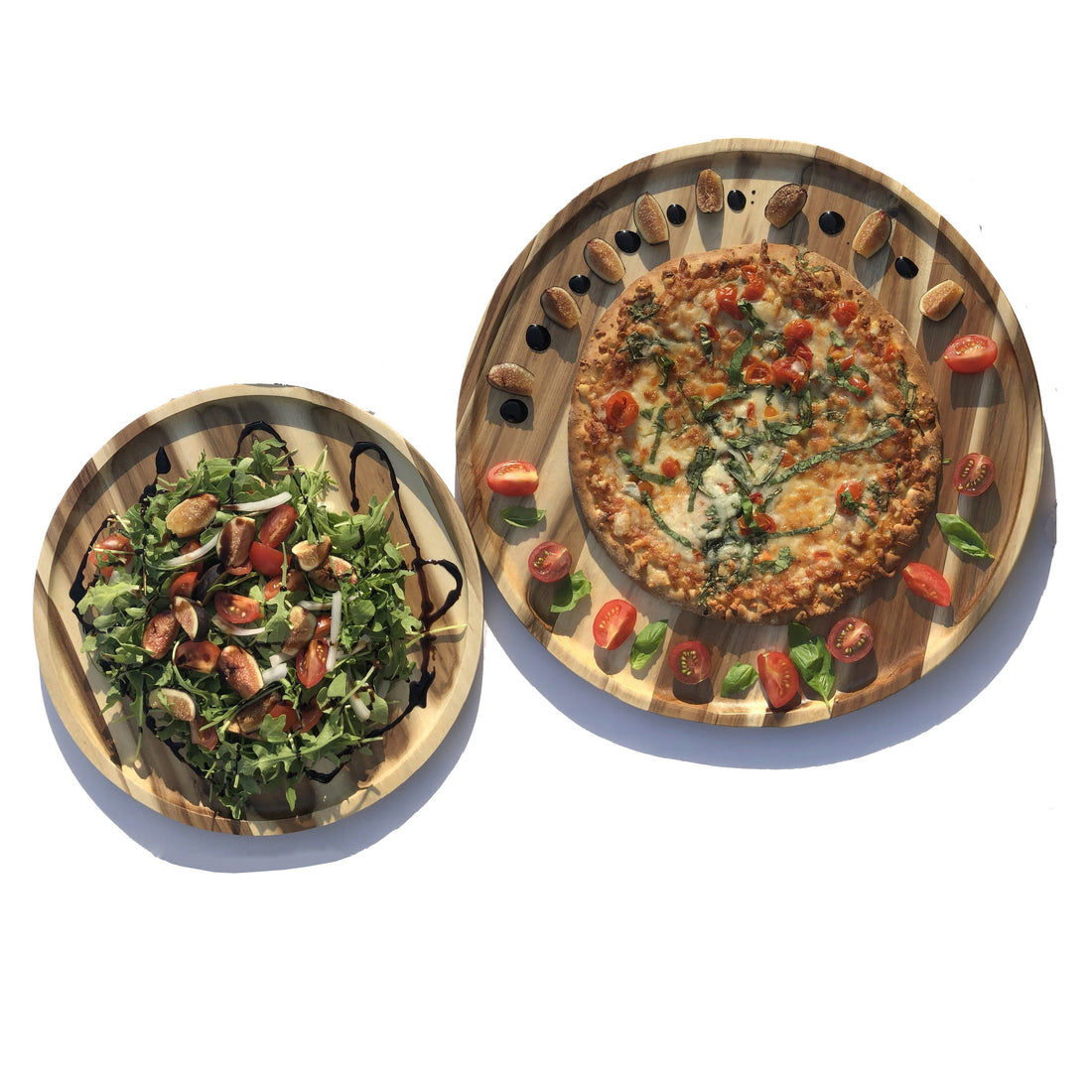 Gather Boards — Hand-Carved Acacia Serving Duo