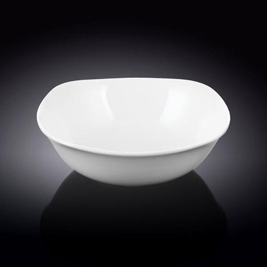 Everyday Bowl — Rolled-Rim White Porcelain
