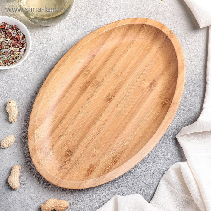 Gather Board — Oval Bamboo Serving Platter