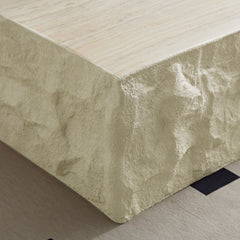 Stone Study — Sculpted Fiberglass Coffee Table
