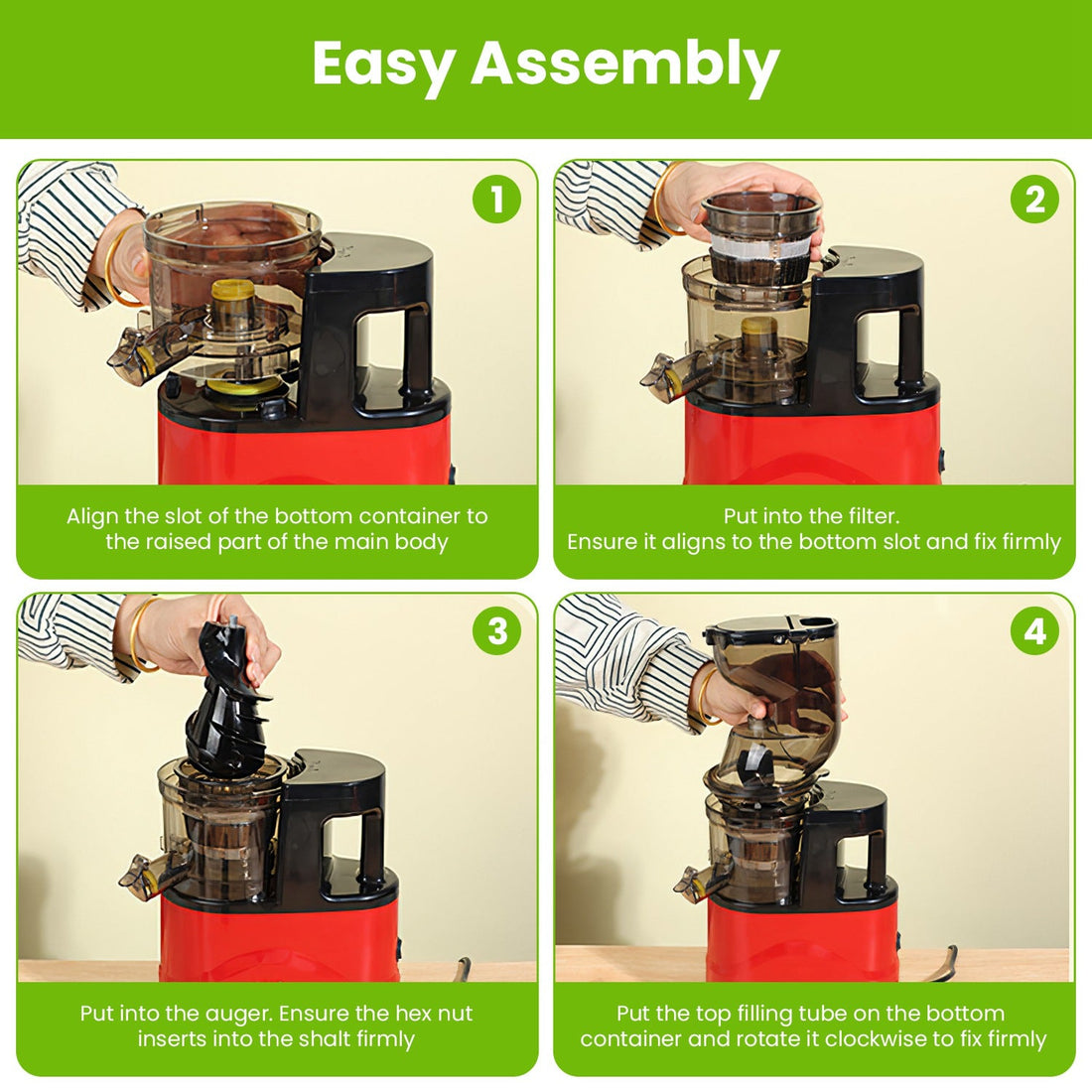 Morning Press — Slow Cold-Press Juicer