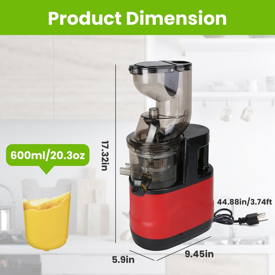 Morning Press — Slow Cold-Press Juicer