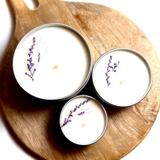 Lilac Field — Hand-Poured Soy Candle with Botanicals