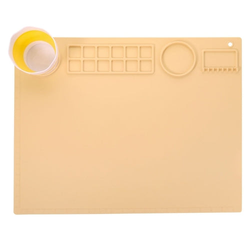 Studio Mat — Silicone Painting Surface with Bowls