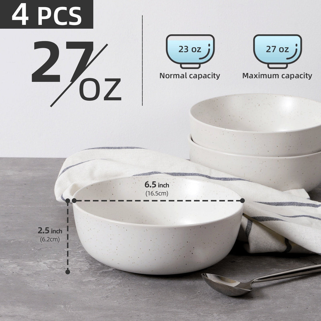 Daily Bowl — Ceramic Set of Four for Everyday Meals