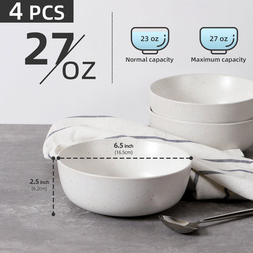 Daily Bowl — Ceramic, Set of 4, 27 oz each