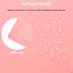 Studio Mat — Silicone Painting Surface with Bowls