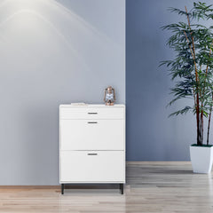 Threshold — Slim Shoe Cabinet with Flip Drawers