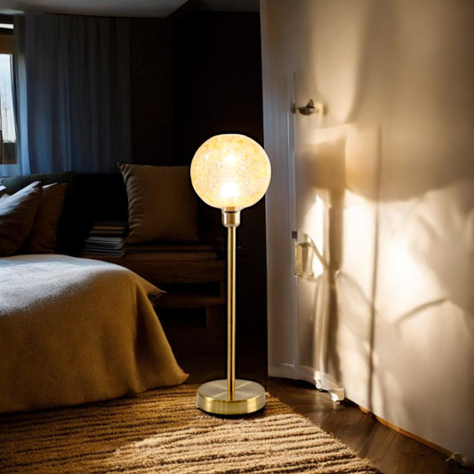Soft Glow — Mouth-Blown Glass Floor Lamp