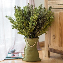 Linen Sack — Ceramic Planter with Soft Folds