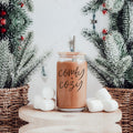 Everyday Glass — Bamboo-Topped Cup with Steel Straws