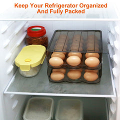 Roll & Keep — Double-Layer Fridge Egg Keeper