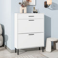 Threshold — Slim Shoe Cabinet with Flip Drawers