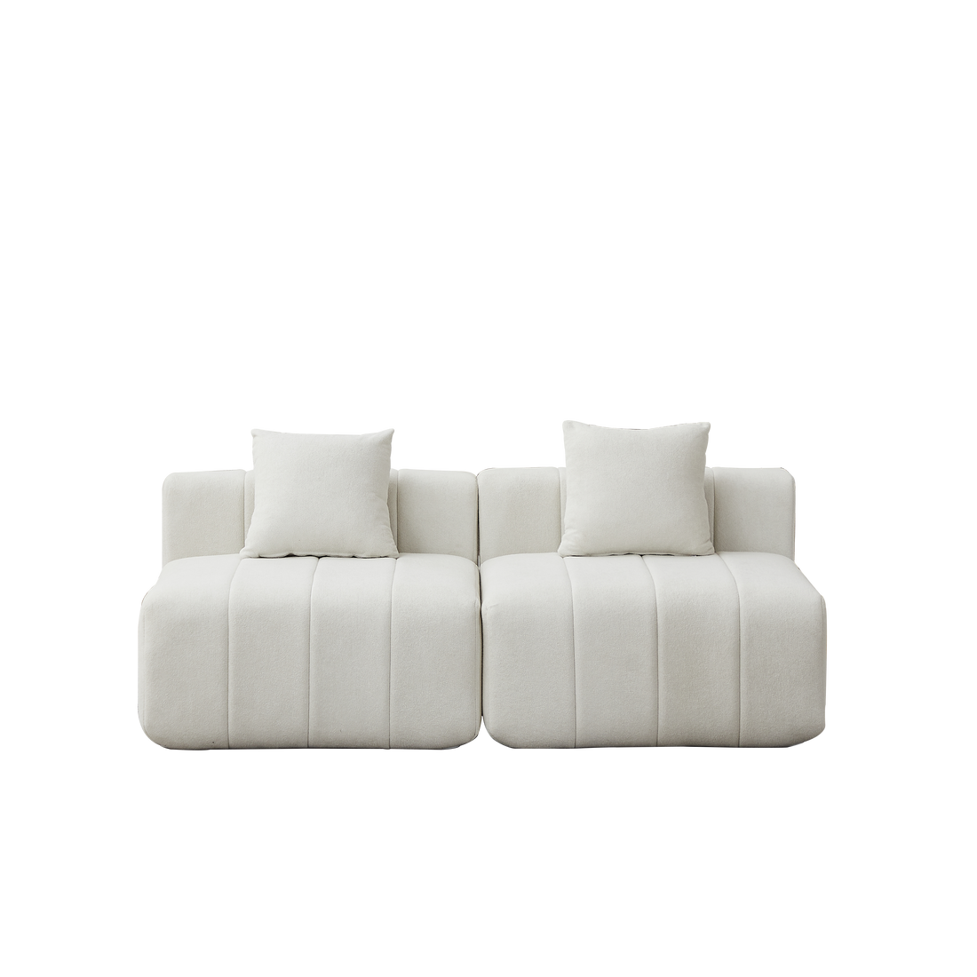 Cloud Lounge — Chenille Modular Sectional with Pillows