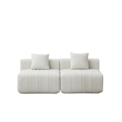 Cloud Lounge — Chenille Modular Sectional with Pillows