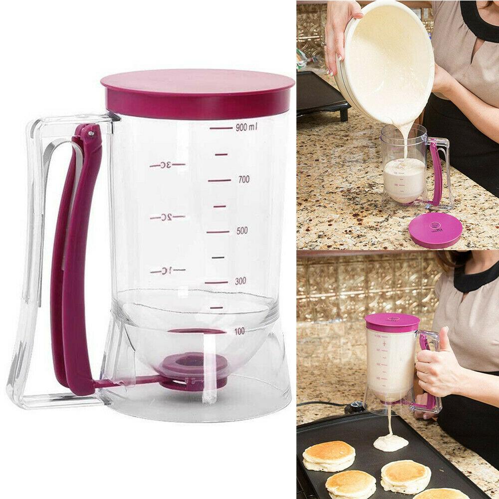 Drip-Free Batter Dispenser — Pancakes, Muffins & More