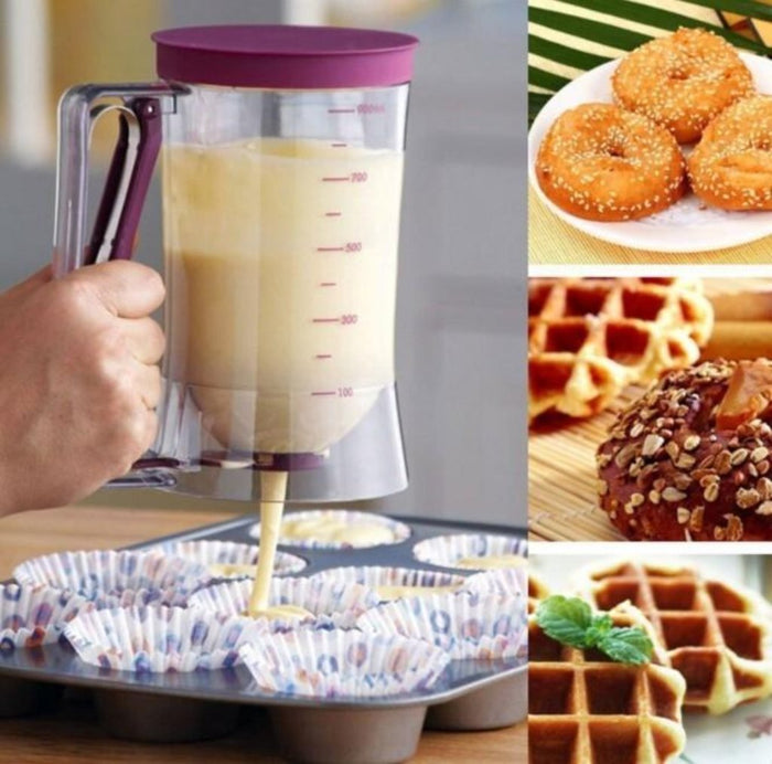 Drip-Free Batter Dispenser — Pancakes, Muffins & More