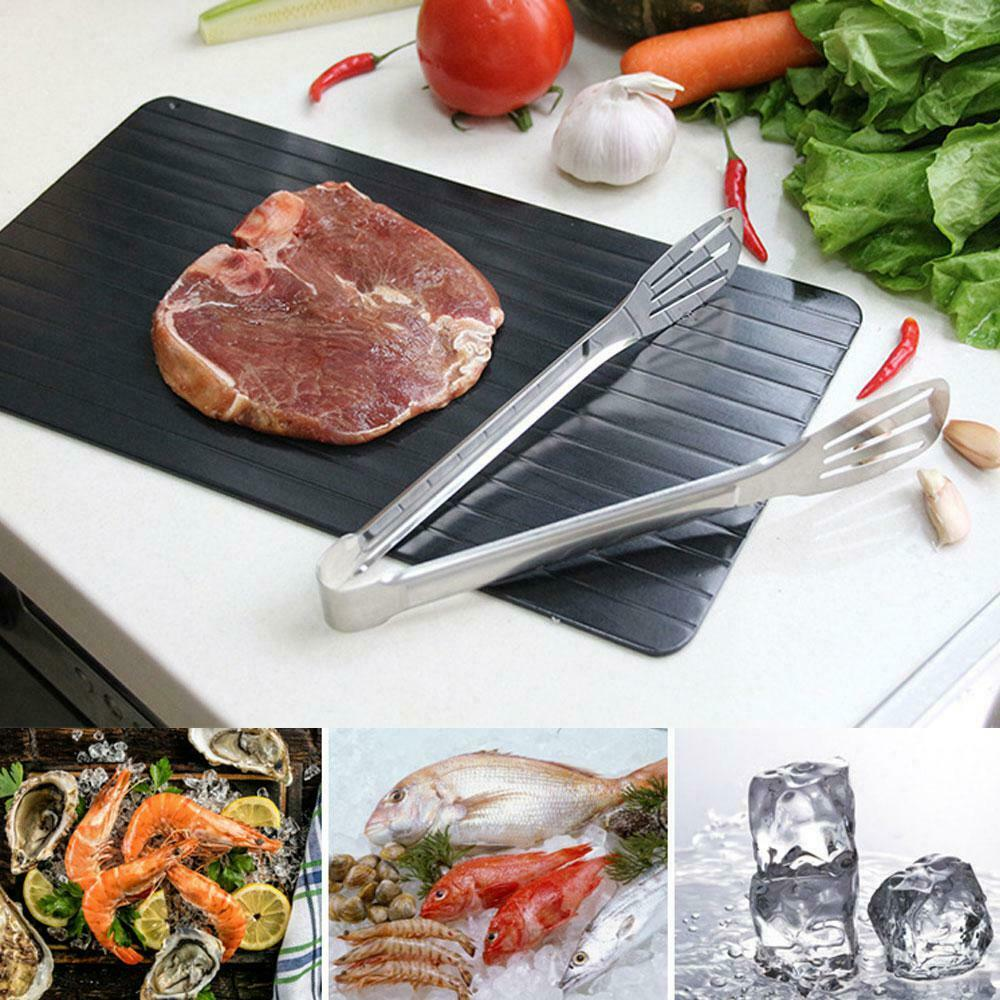 Quick Thaw — Aluminum Defrosting Tray for the Kitchen