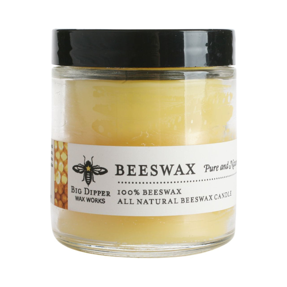 Apothecary Glow — Pure Beeswax Candle in Glass