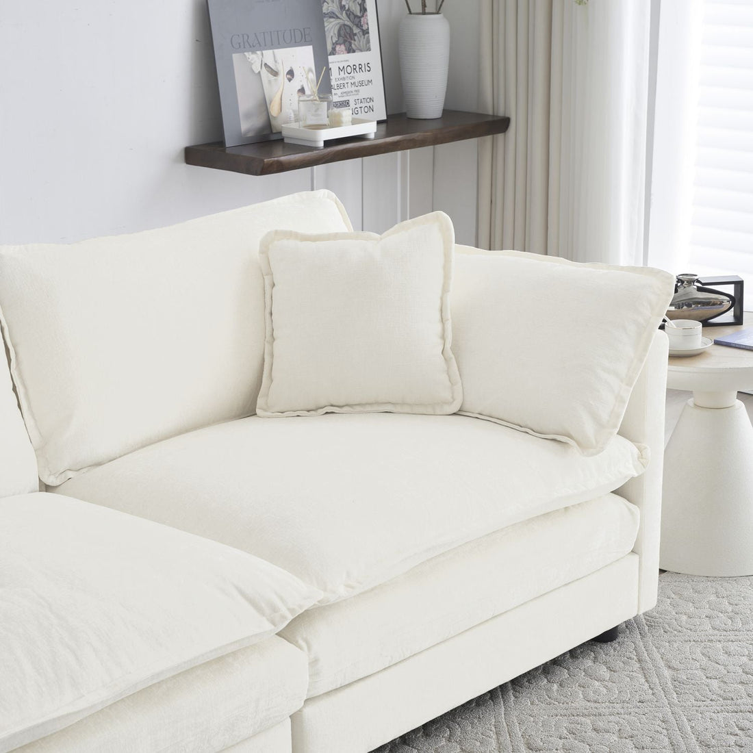 Settle In — Deep-Seat Modular Chenille Sectional
